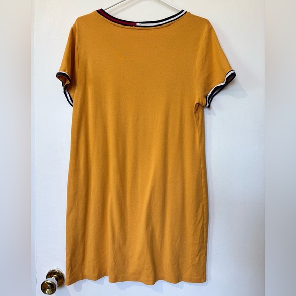 🎉4/30$🎉 Tommy Hilfiger Mustard Yellow Polo Dress - Size Large - Picture 5 of 5